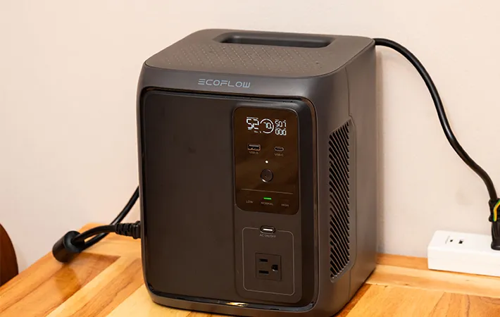 DELTA 3 1000 Airを充電する様子