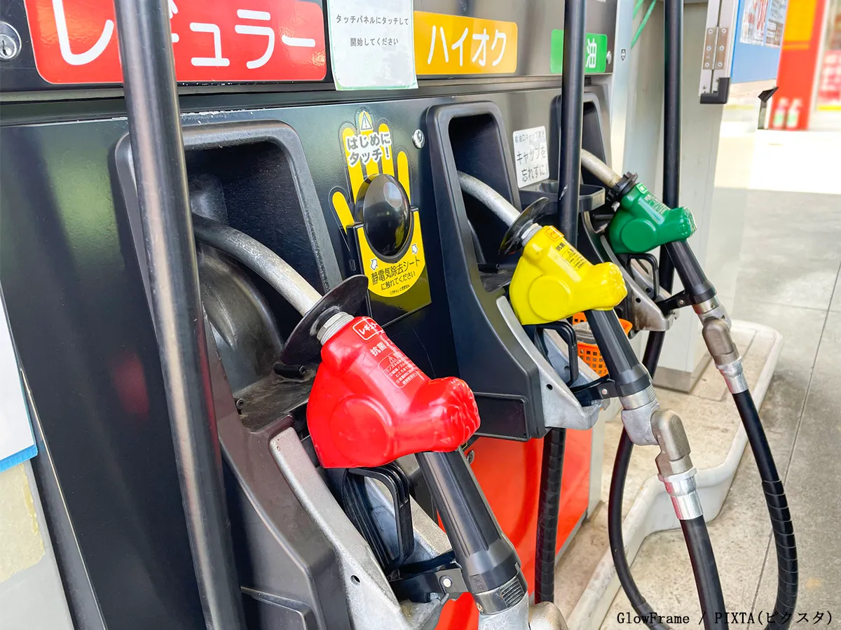 ガソリンスタンドのイメージ写真