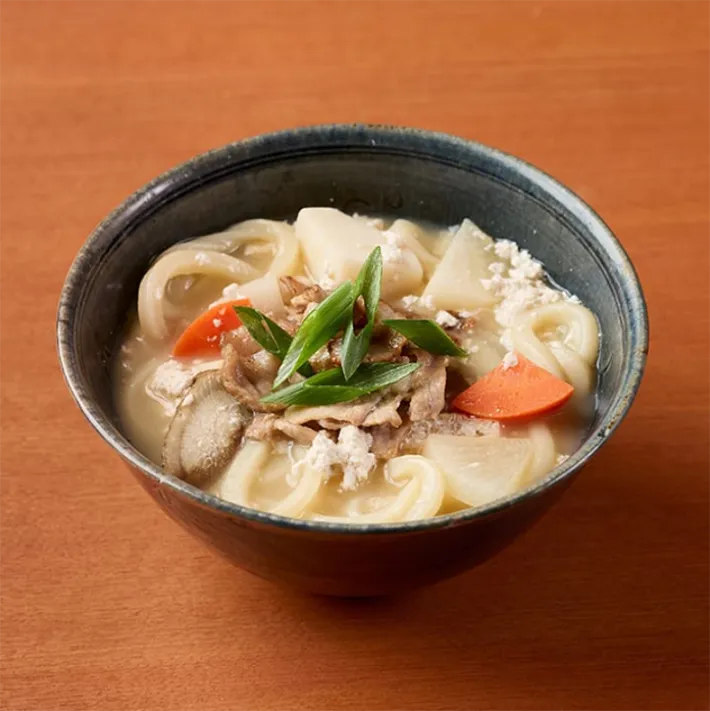 『ミルクけんちんうどん』の写真