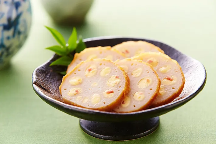 『チーズの辛子蓮根風』の写真