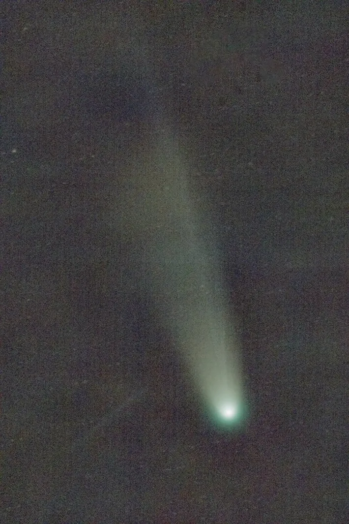 高校生が撮影したレモン彗星の写真