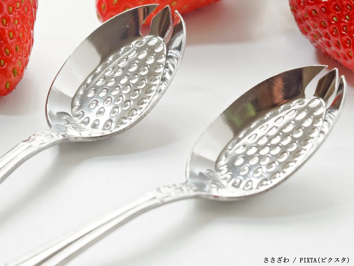 いちごスプーンの写真