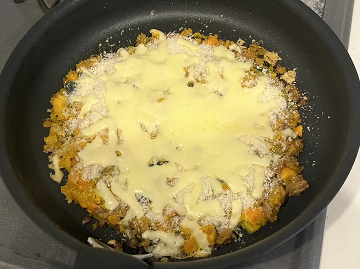 カボチャコロッケ風の完成品の写真（撮影：grape編集部）