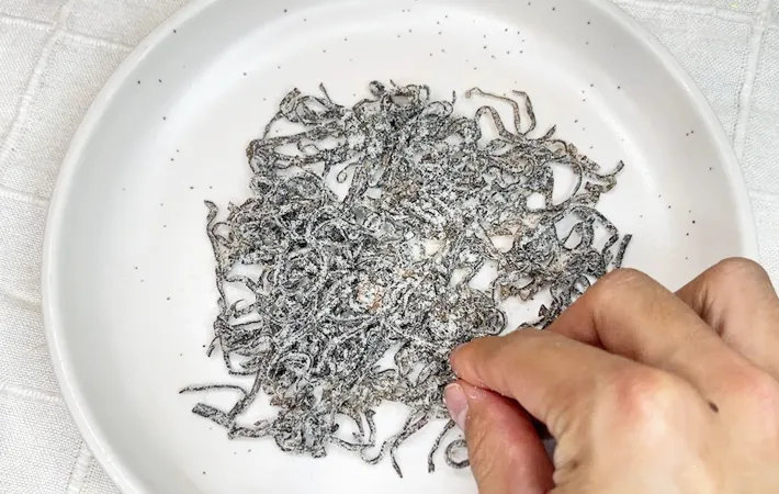 『塩昆布の卵黄漬け』を作る写真（撮影：キジカク）