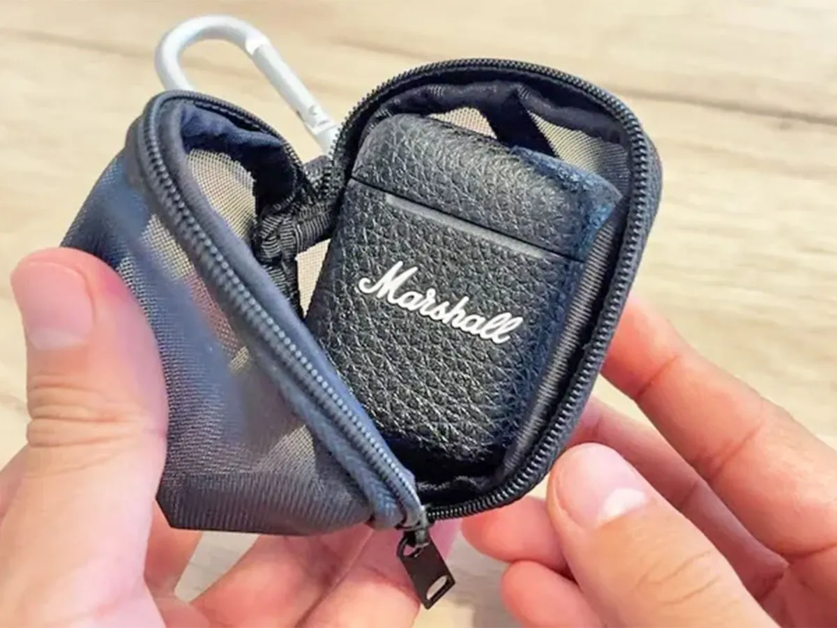 『無印良品』の『ナイロンメッシュ コンパクトポーチ』写真（撮影：キジカク）