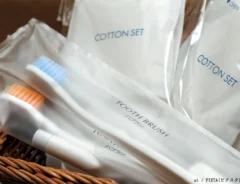 ホテルのアメニティのイメージ