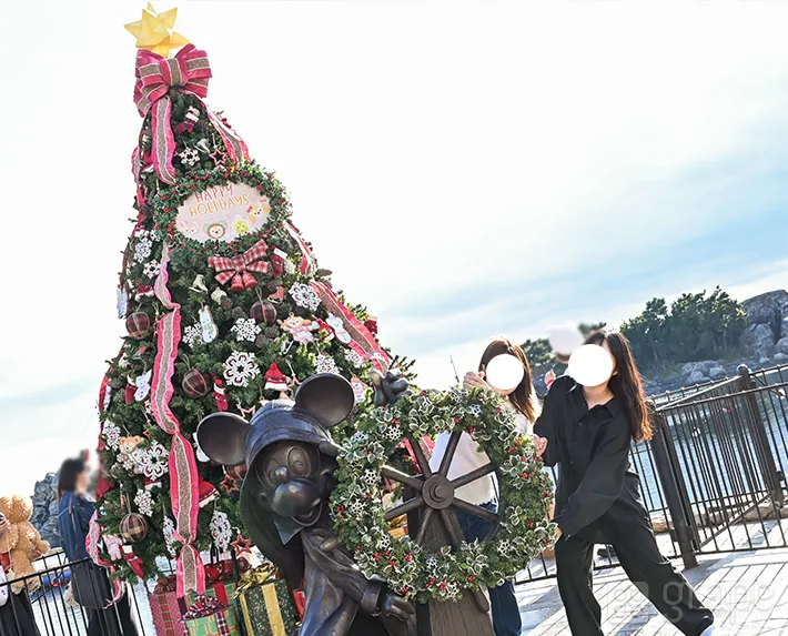 東京ディズニーシーのクリスマスイベント（撮影：奥西淳二）