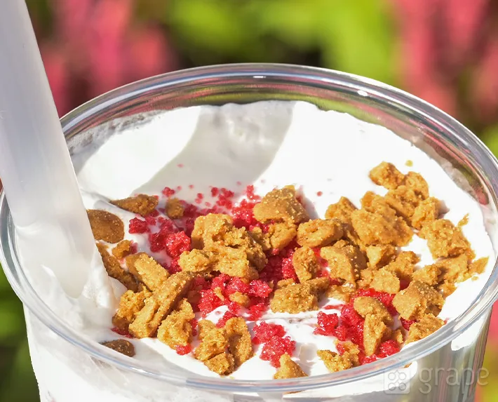 ディズニークリスマスのスペシャルドリンク（撮影：grape編集部）