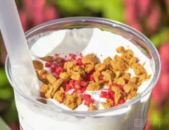 ディズニークリスマスのスペシャルドリンク（撮影：grape編集部）