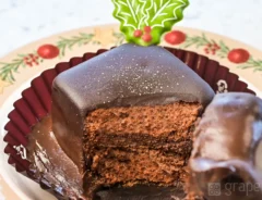 チョコレートケーキの写真（撮影：grape編集部）