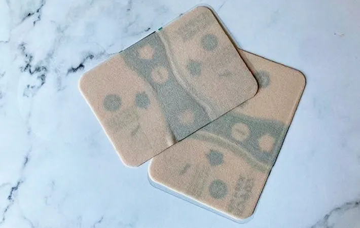 湿布の写真（撮影：エニママ）