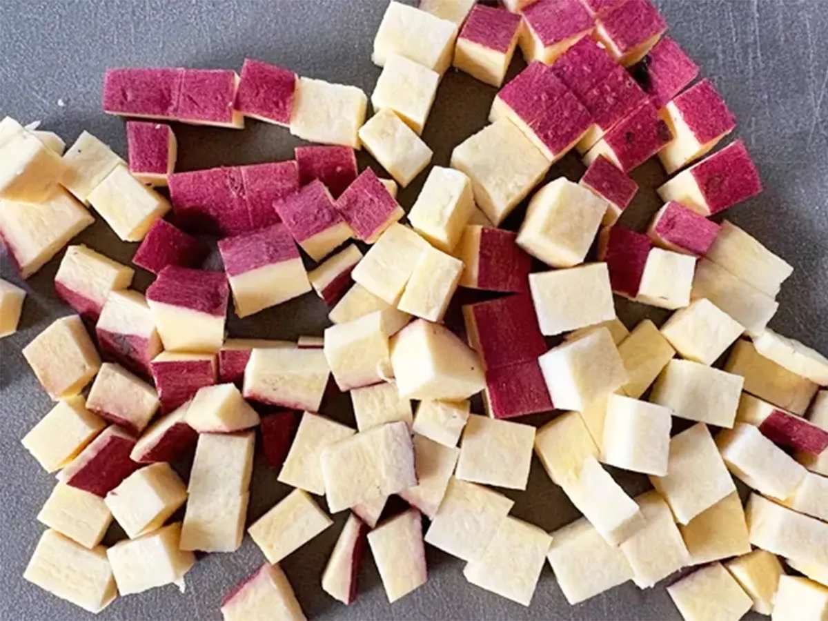 サツマイモの写真（撮影：エニママ）