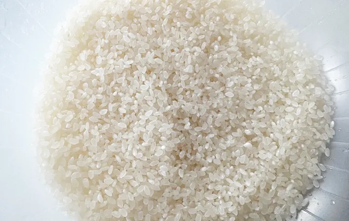 『さつまいも×タケノコご飯』を作る写真（撮影：エニママ）