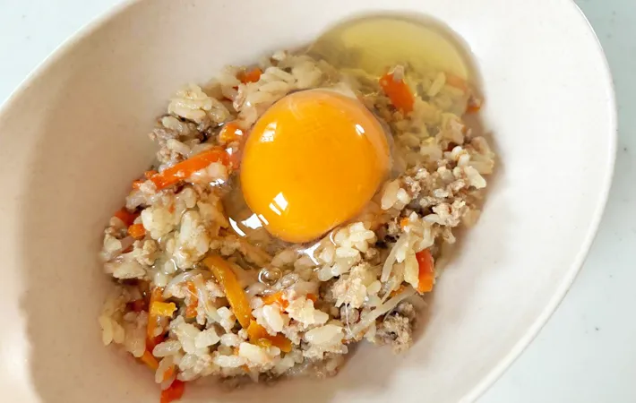 『炊飯器ビビンバ』の完成写真（撮影：エニママ）