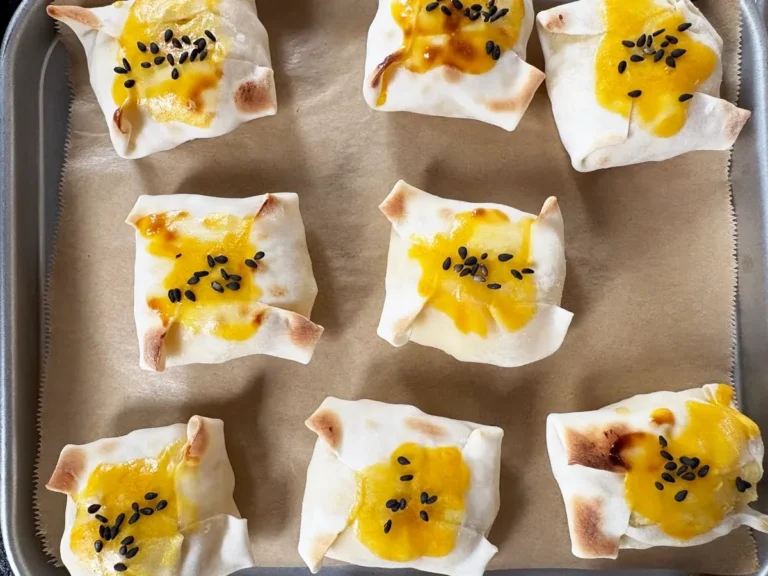 『餃子の皮のスイートポテト』の完成写真（撮影：エニママ）