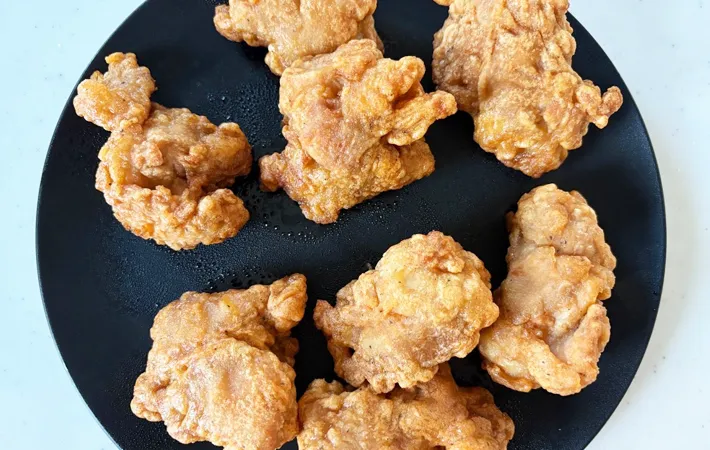 『冷凍から揚げ酢鶏』を作る写真（撮影：エニママ）