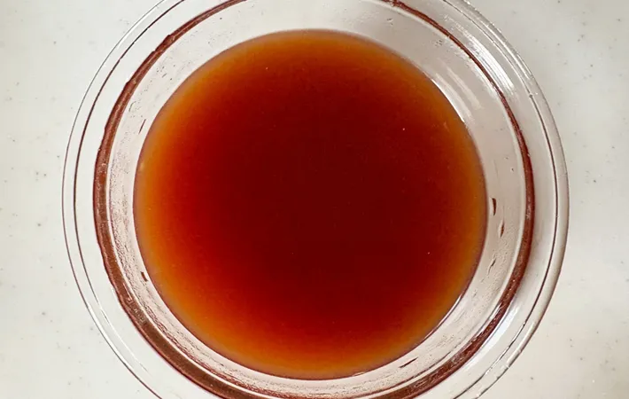 『冷凍から揚げ酢鶏』を作る写真（撮影：エニママ）