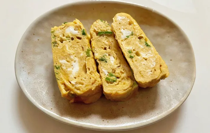 『焼肉のタレで玉子焼き』の完成写真（撮影：エニママ）