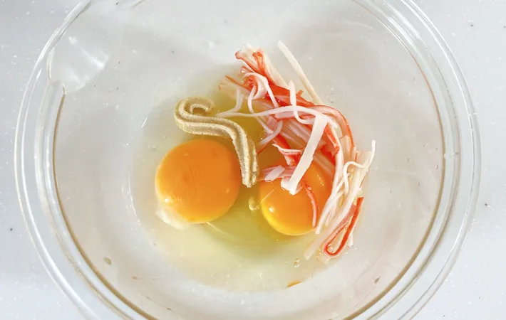 『カンタン天津飯』を作る写真（撮影：エニママ）