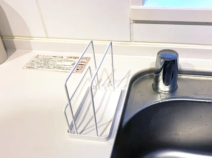 まな板スタンドを置いた写真（撮影：grape編集部）