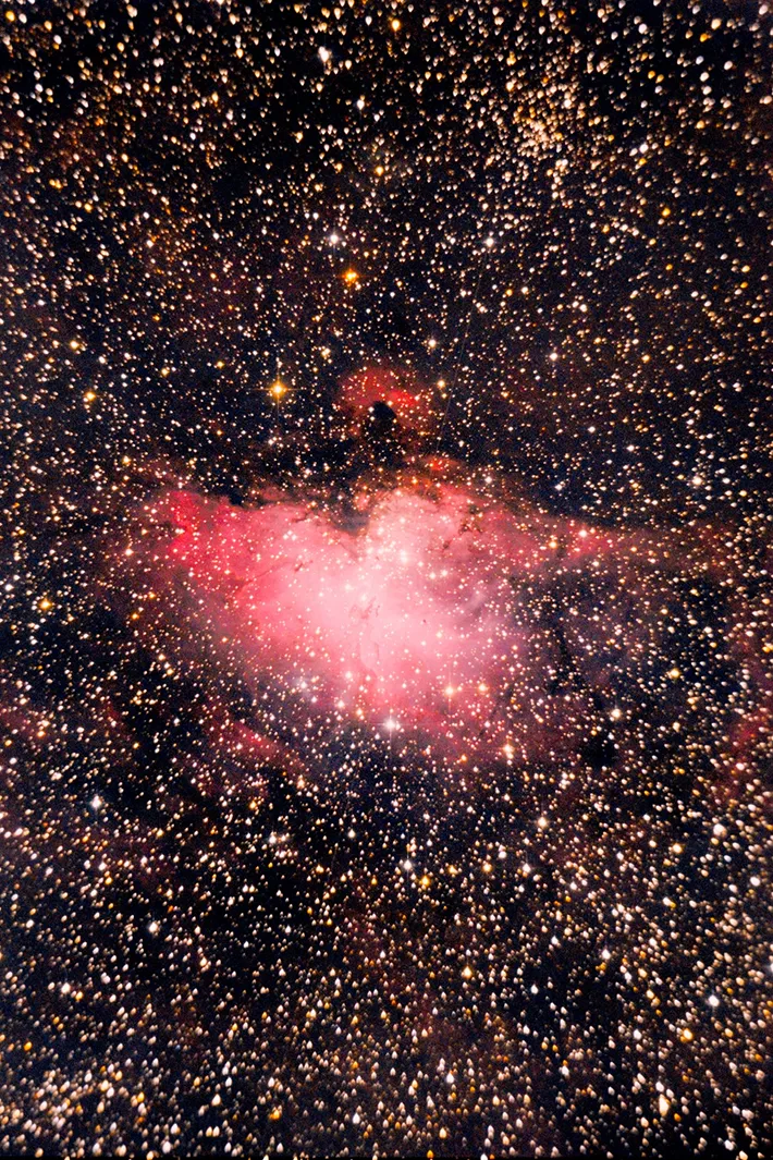 立川高校天文気象部員が撮影したわし星雲の写真