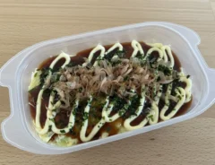 豆腐お好み焼きの完成品の写真（撮影：grape編集部）