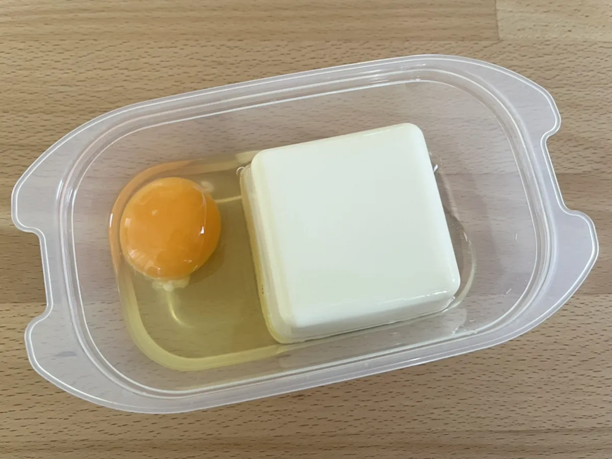 豆腐お好み焼きの調理写真(撮影:grape編集部)