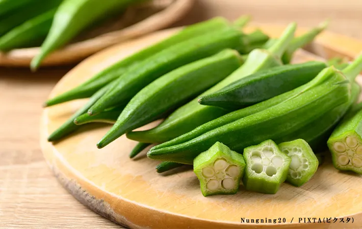 オクラの写真
