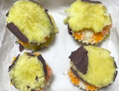 サツマイモとグラタンの写真（撮影：grape編集部）