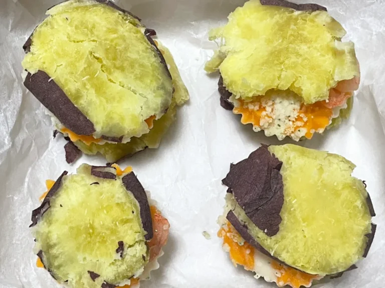 サツマイモとグラタンの写真(撮影:grape編集部)