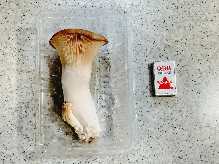 エリンギとベビーチーズ（撮影：grape編集部）