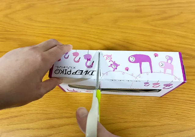 持ち歩きボックスティッシュの作り方（撮影：grape編集部）