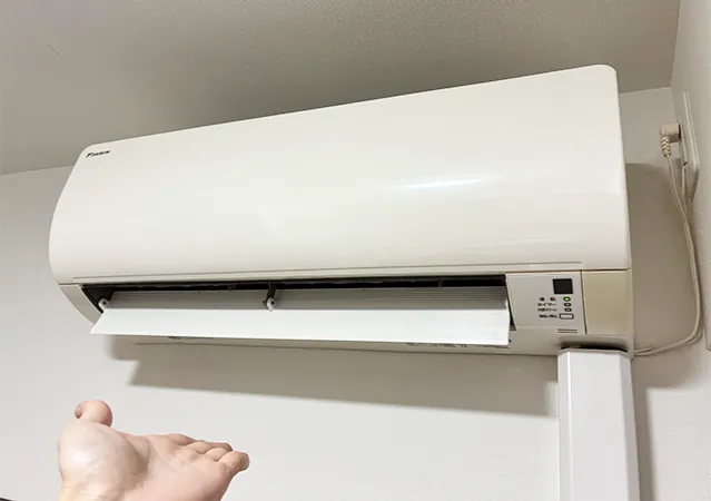 エアコンの写真（撮影：grape編集部）