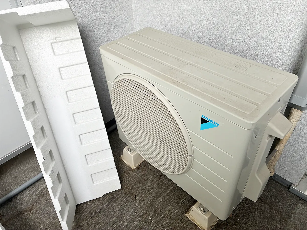 室外機の写真（撮影：grape編集部）