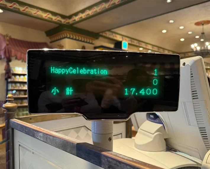 東京ディズニーリゾートのレジ