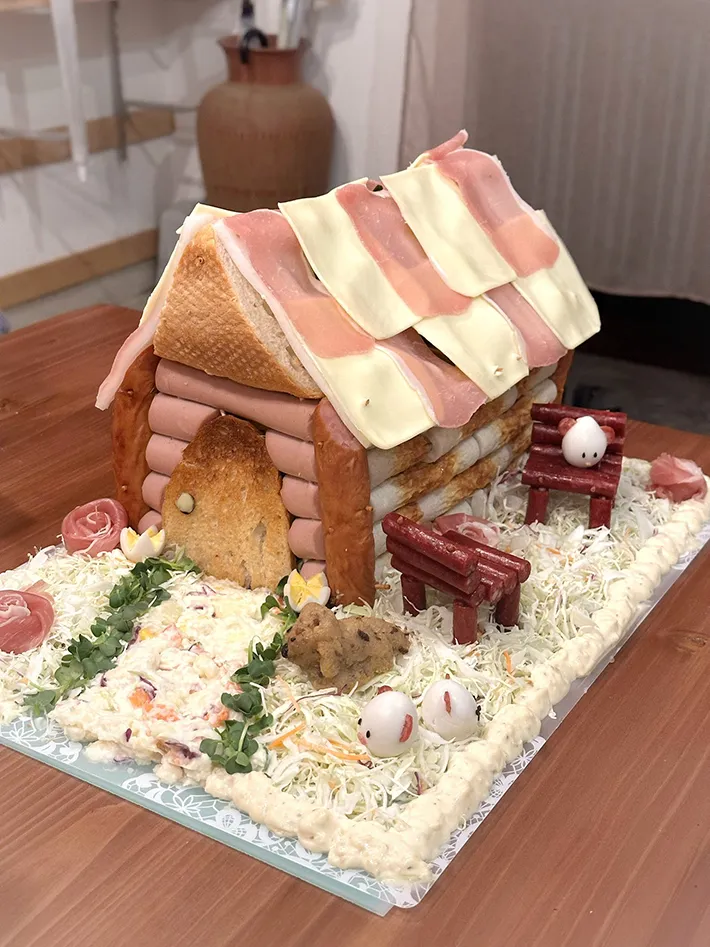 完成したつまみの家の写真