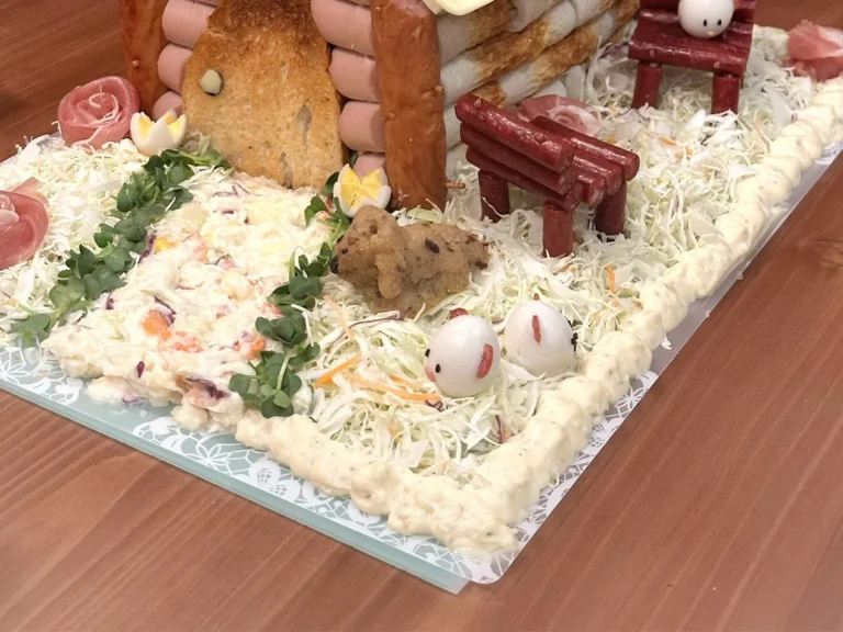 完成したつまみの家の写真