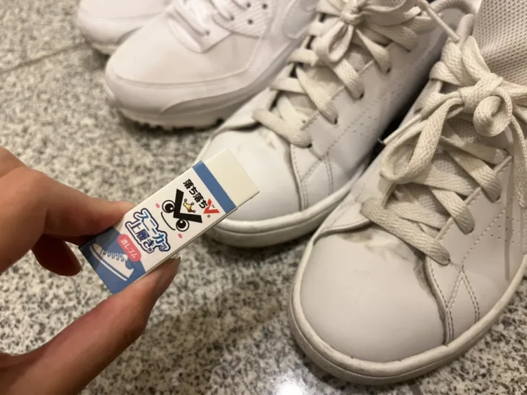 スニーカー消しゴムの写真（撮影：grape編集部）
