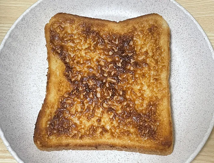 トーストの写真（撮影：grape編集部）