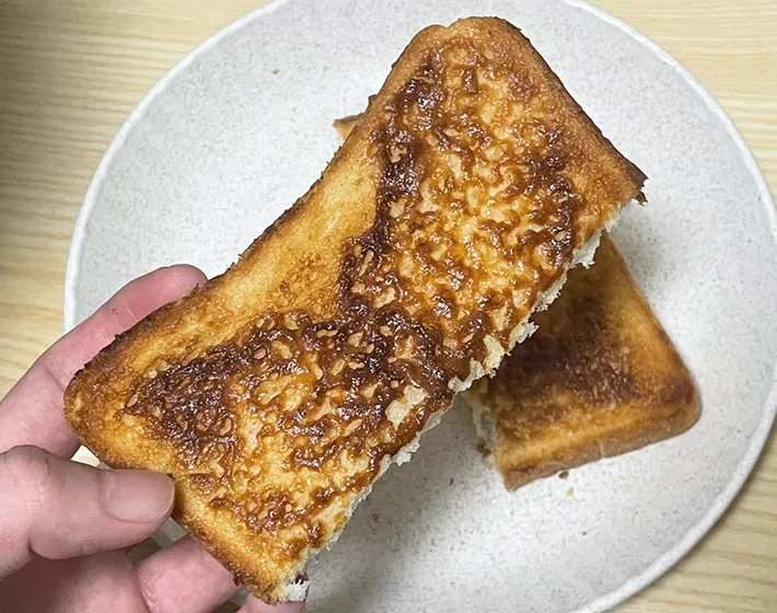 トーストの写真（撮影：grape編集部）