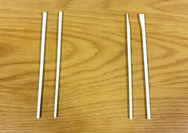 割りばしをきれいに割る方法（撮影：grape編集部）