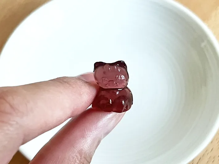 『かくれんぼねこグミ』の写真（撮影：grape編集部）