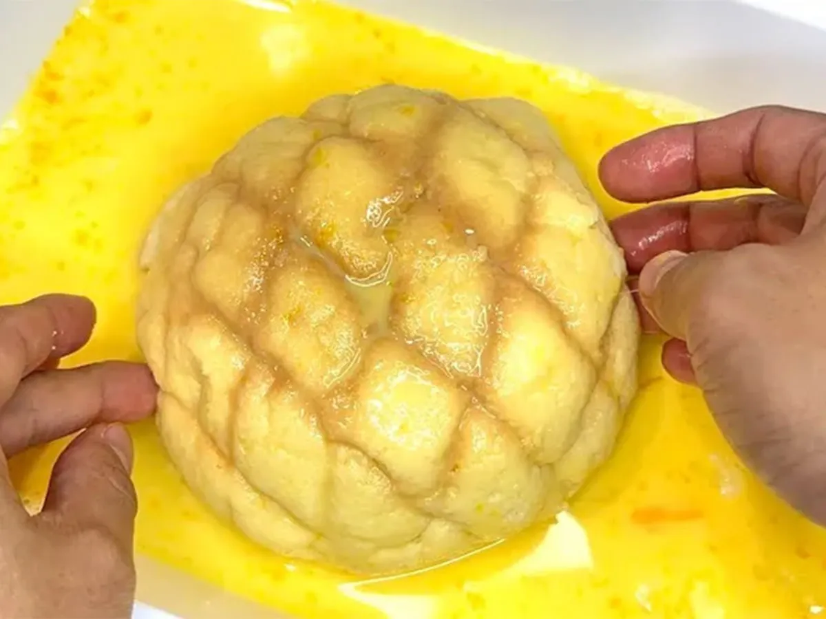 『メロンパンのフレンチトースト』の写真