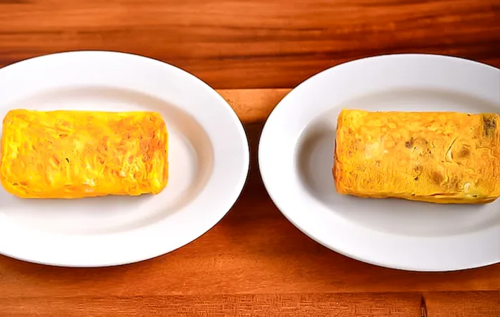 カボチャとサツマイモの玉子焼きの写真（撮影：小泉明代）