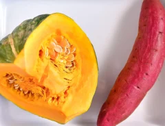 カボチャとサツマイモの写真（撮影：小泉明代）