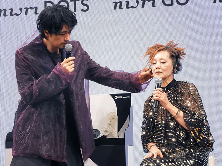 斎藤工さんと夏木マリさんの写真（撮影：grape編集部）