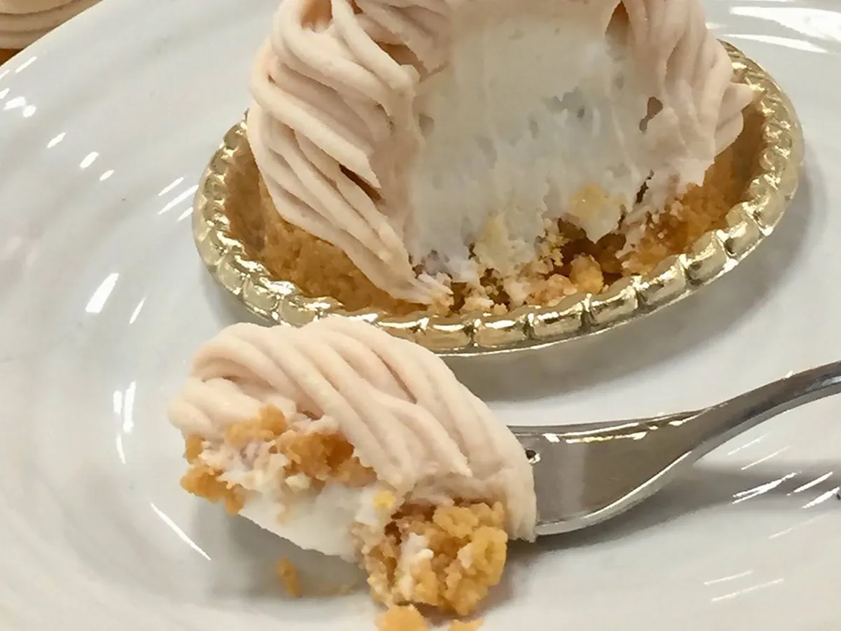 モンブランの食品サンプル