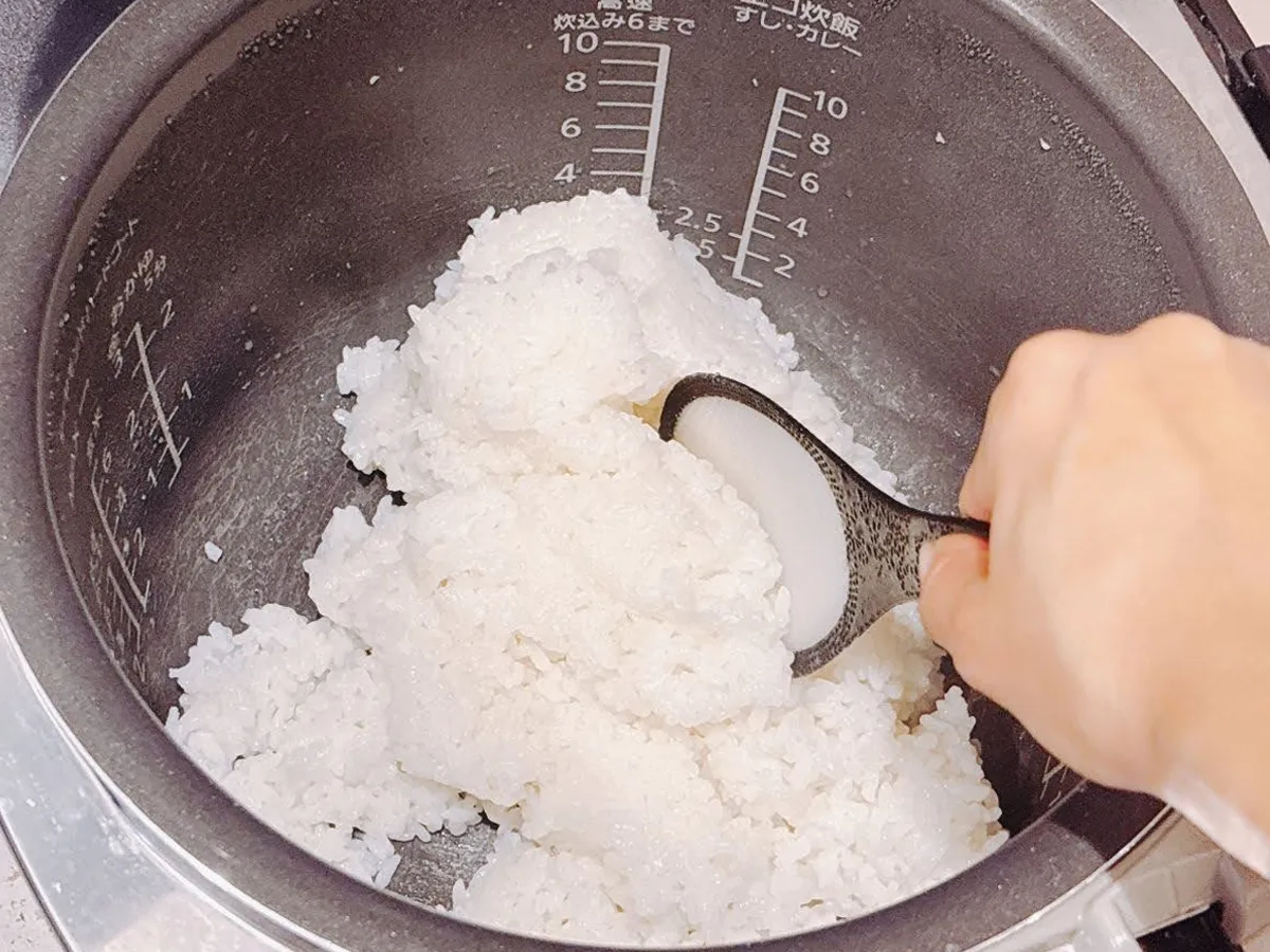 『炊飯器のご飯』の写真(撮影:キジカク)