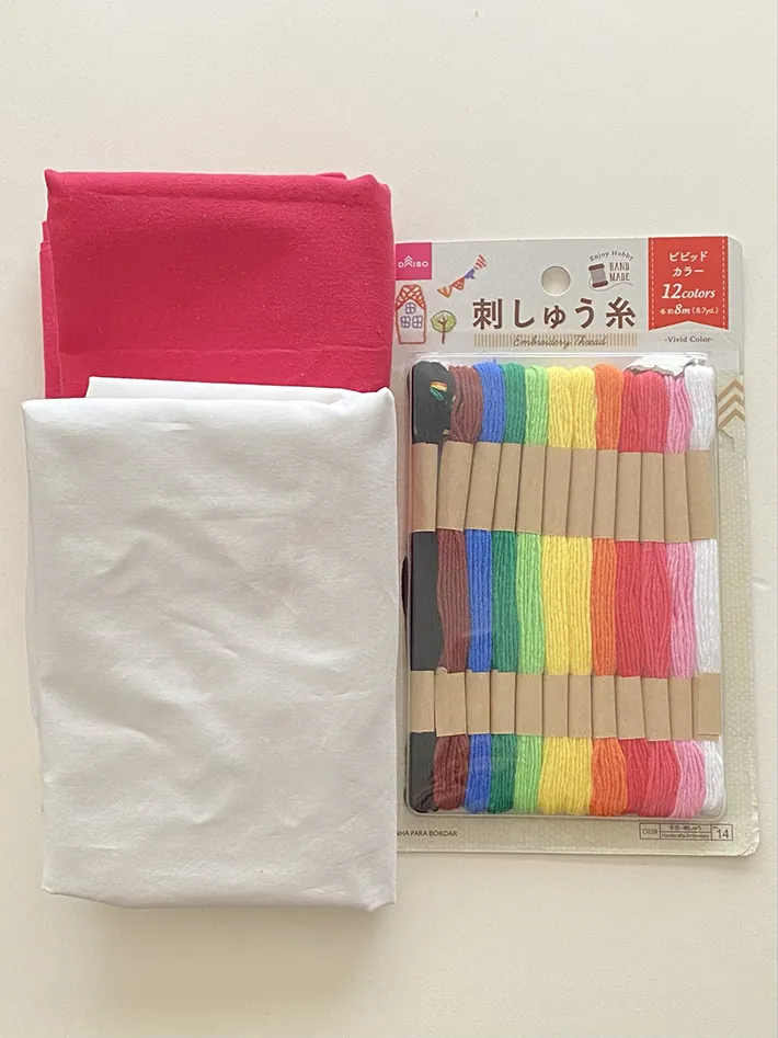 ダイソーの刺しゅう糸写真