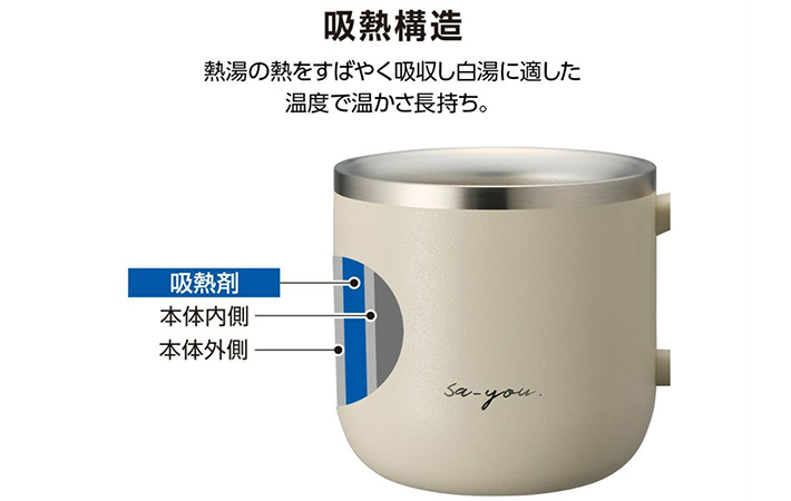 白湯マグカップの画像